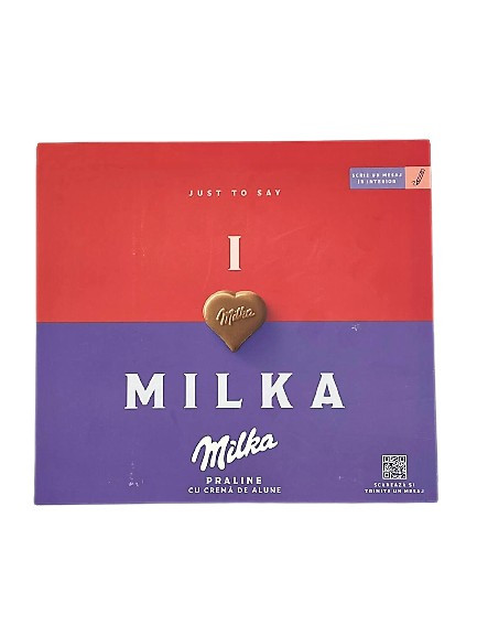 Шоколадні цукерки Праліне з горіховим кремом Milka Pralines Haselnusscreme 110 г Швейцарія