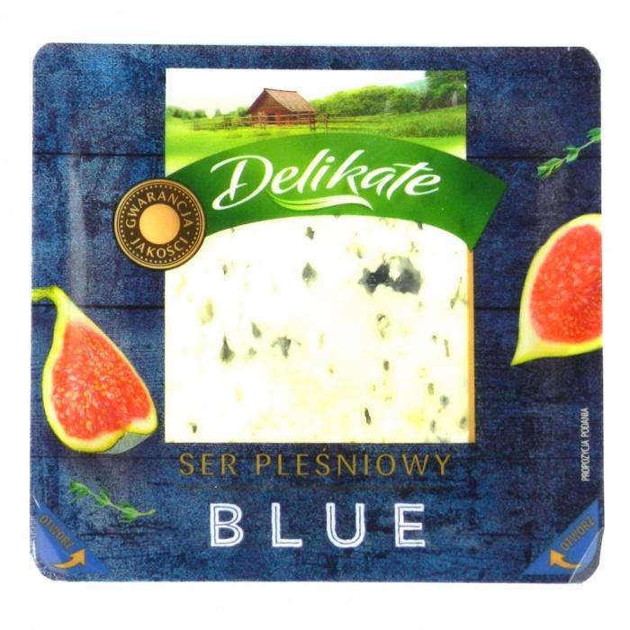 Сир із блакитною цвіллю Delikate Ser plessiowy blue 100 г Польща