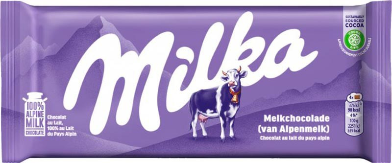 Шоколад молочний MILKA Alpine Milk Швейцарія 100 г