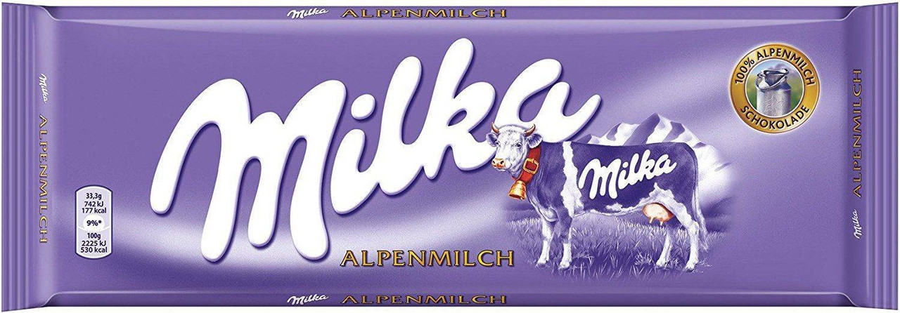 Шоколад молочний Milka Alpenmilch Швейцарія 270г