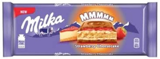 Шоколад Milka Strawberry Cheesecake (полуничний чизкейк) Швейцарія 300г