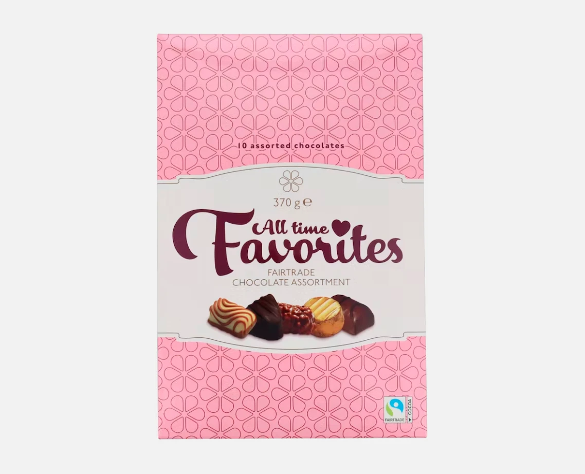 Шоколадные конфеты Ассорти All Time Favorites Fairtade 370г Нидерланды