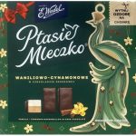 Цукерки пташине молоко з ванільно-коричним мусом у темному шоколаді E.Wedel Ptasie Mleczko 360г Польща