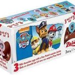 Яйця з сюрпризом із білого та молочного шоколаду Щенячий патруль БЕЗ ГЛЮТЕНА Paw Patrol (3x20г) 60 г Італія