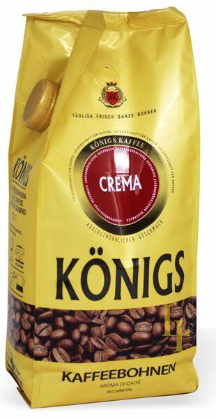 Кава в зернах Konigs Crema 1кг Німеччина