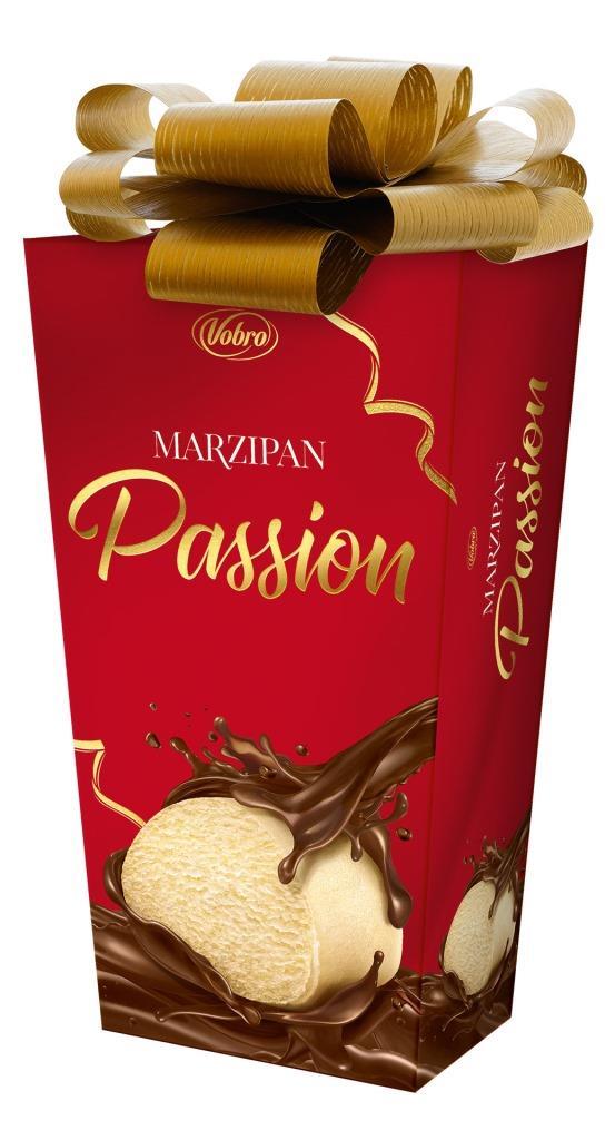 Шоколадні цукерки Чуттєвий Марципан Vobro Marzipan Passion 180 г Польща