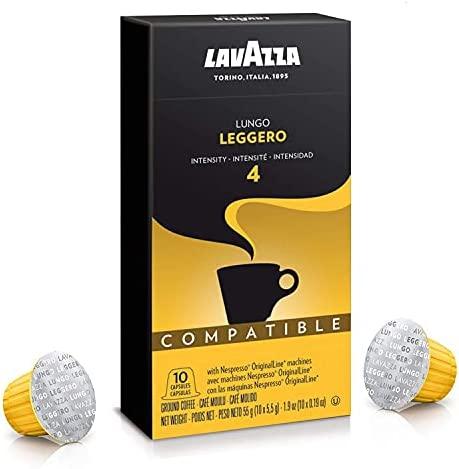 Кава в капсулах Lavazza Lungo LEGGERO №4 Intensity (10 шт) 55г Італія