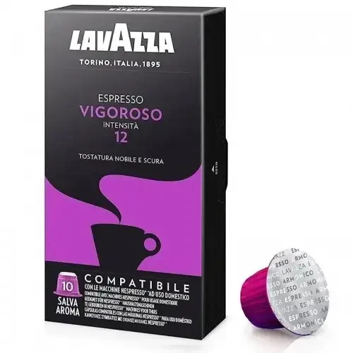 Кава в капсулах Lavazza Espresso Vigoroso №12 Intensity (10 шт) 55г Італія