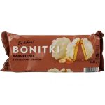 Печиво в білому шоколаді з карамеллю і арахісом Bonitki Karmelowe z orzeszkami 140г Польща