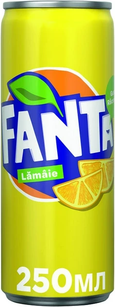 Напій сильногазований Fanta Лимон 250 мл