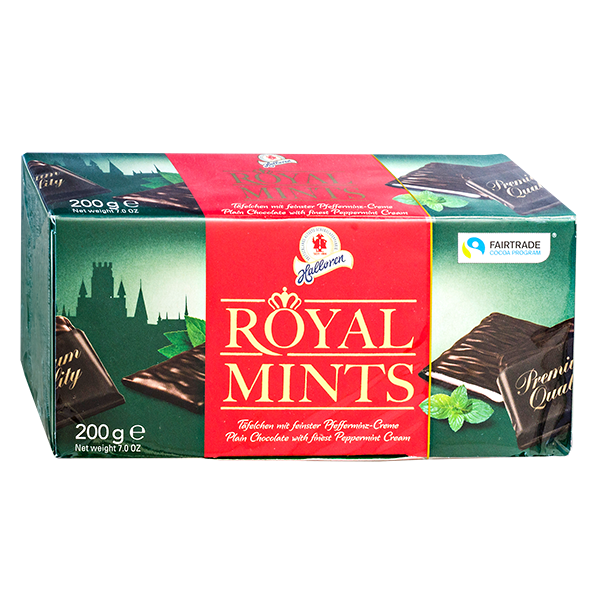 Шоколад (конфети) ROYAL MINTS Halloren Німеччина 200г