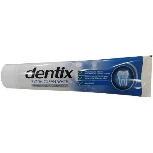 Зубна паста Вибілювальна Dentix EXTRA CLEAN WHITE 125 мл Польща
