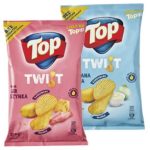 Чіпси хвилясті зі смаком чілі та лайму TOP karbowane Smak Chili Limonka 170г Польща