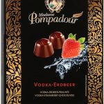Цукерки шоколадні Мадам Помпадур Горілка та полуниця Madame Pompadour 150 г Німеччина