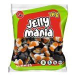Желейні цукерки Пінгвіни БЕЗ ГЛЮТЕНУ І ЛАКТОЗИ Jelly Mania Gummies 1кг Іспанія