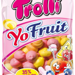 Цукерки желейні з фруктовою начинкою Trolli Yo Fruit 200г Німеччина