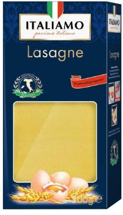 Макаронні вироби Листи для Лазаньї ITALIAMO Lasagne 500г Італія