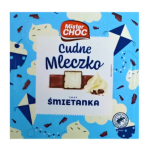 Цукерки Пташине молоко з кремом суфле MISTER CHOC Mleczko smak smietanka 380г Німеччина