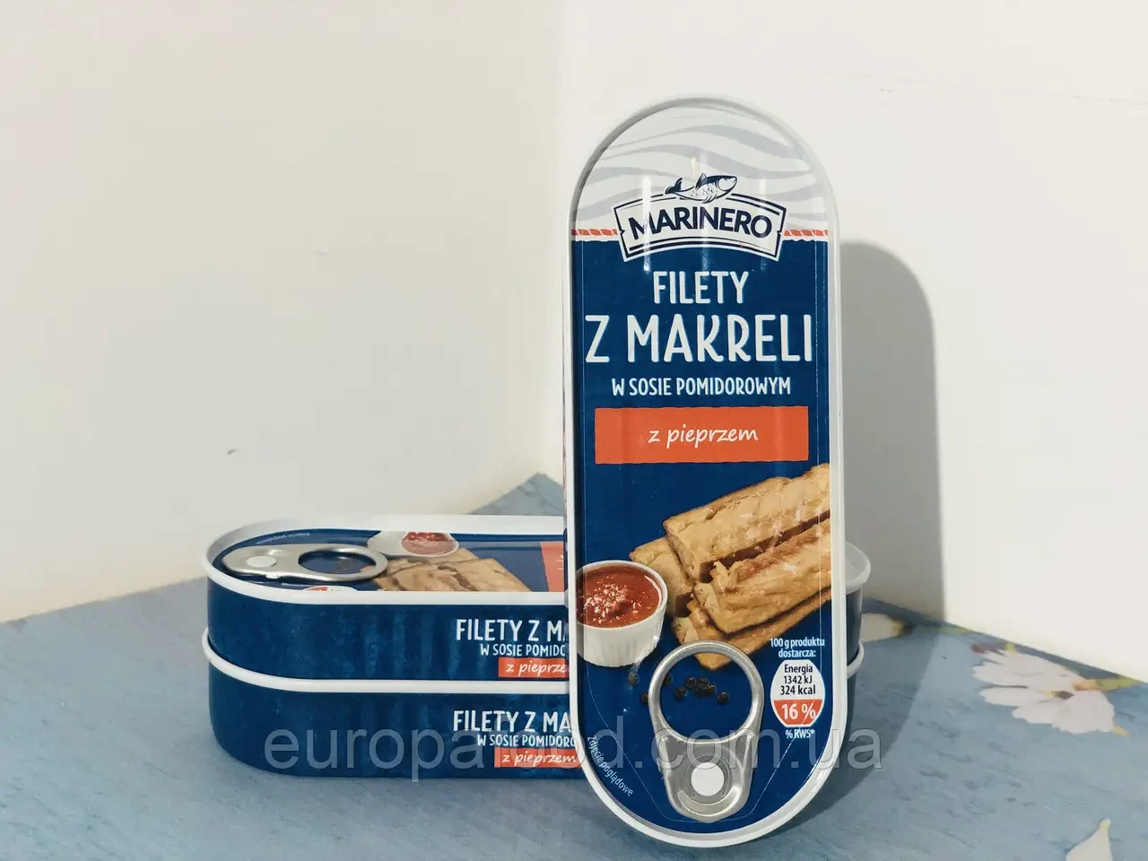 Філе макрелі в томатному соусі із перцем Filety z makreli w sosie pomidorowym z pierzem 120 г