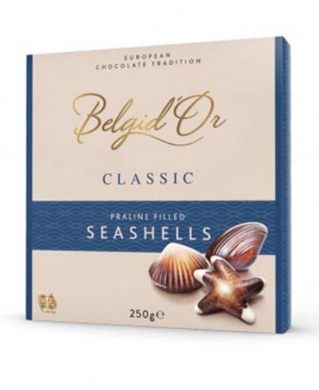 Цукерки праліне Морські мушлі Belgid'Or 250 г Бельгія