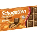 Шоколад молочний Кранчі й Арахісова олія Schogetten Crunchy Peanut Butter 100 г Німеччина