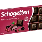 Шоколад чорний із журавлинним кремом Schogetten Dark Chocolate Cranberry 100 г, Німеччина