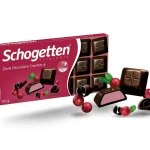 Шоколад чорний із журавлинним кремом Schogetten Dark Chocolate Cranberry 100 г, Німеччина