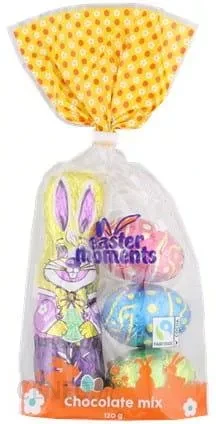 Набір Шоколадний заєць з Великодніми яйцями Великодні Миті Easter Moments 120г Нідерланди