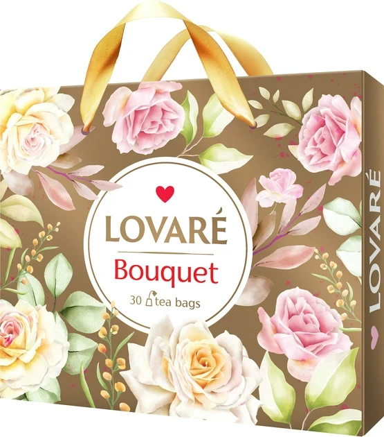 Чай Lovare Асорті "Букет" Bouquet 6 видів по 5 пакет (30шт)