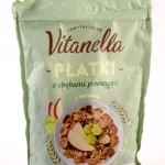 Пластівці з висівками пшеничними та яблуком 7 вітамінів Vitanella Platki 250 г Польща