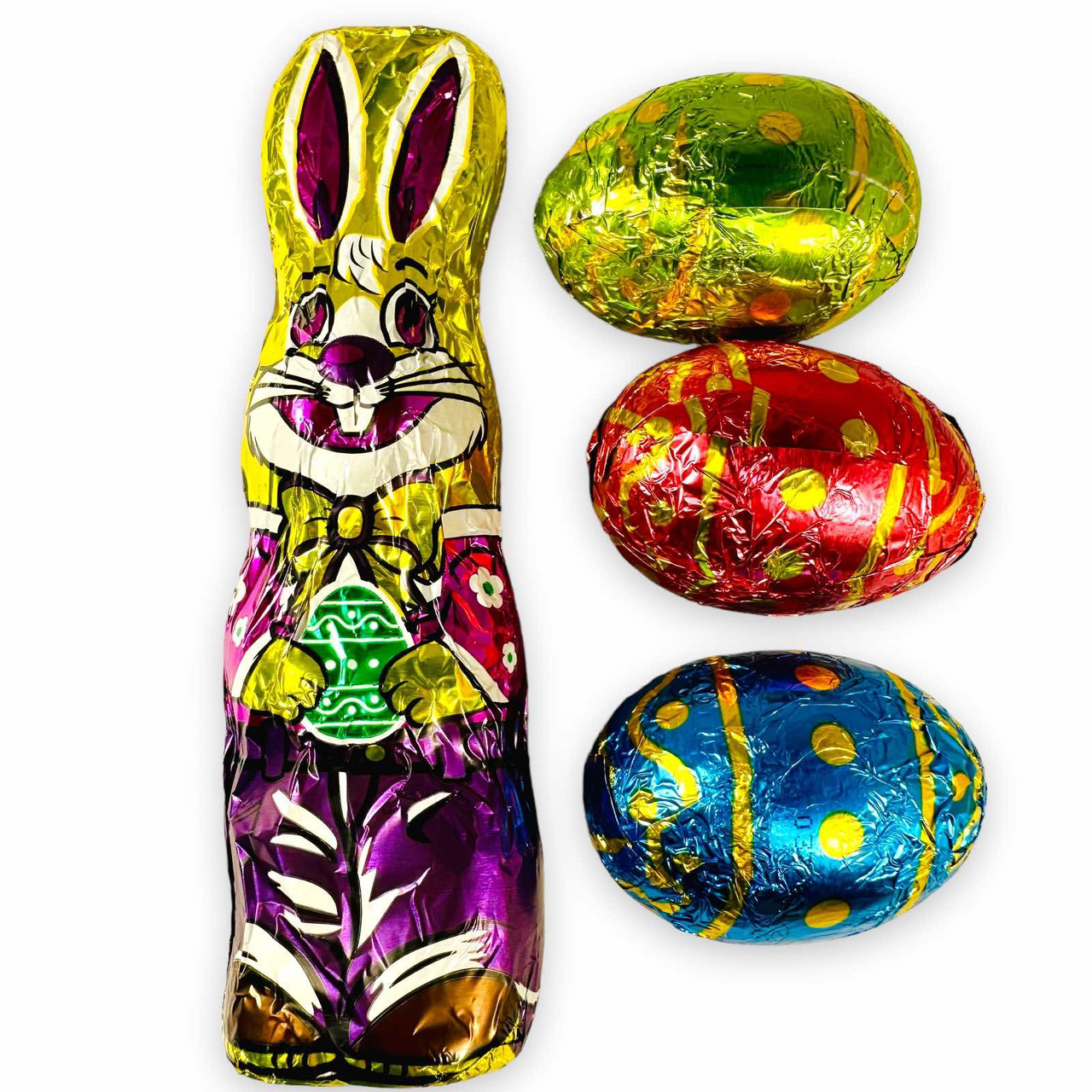 Набір Шоколадний заєць із Великодніми яйцями Великодні Мисливія Easter Moments 120 г Нідерланди