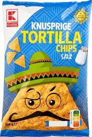 Чіпси кукурудзяні з сіллю Knusprige Tortilla Chips Salz 150г Німеччина