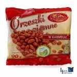 Арахіс смажений у карамелі Salino Orzeszki ziemne w karamelu 90г Польща