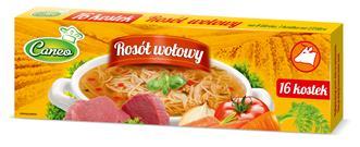Булонський кубик телячий Caneo Rosol Wolowy 16 кубиків 160 г Польща