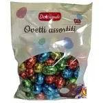 Шоколадні цукерки Асорті Великодні Яєчня Ovetti assortiti Dolciando 850 г Італія