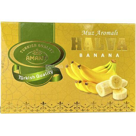 Халва кунжутна зі смаком банана Amanti 200г