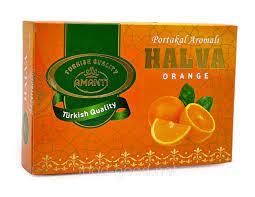 Халва кунжутна зі смаком апельсин Amanti 200г