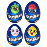 Шоколадні міні-яйця з молочним кремом і кольоровими драже Lentilky Orion 81 г Італія