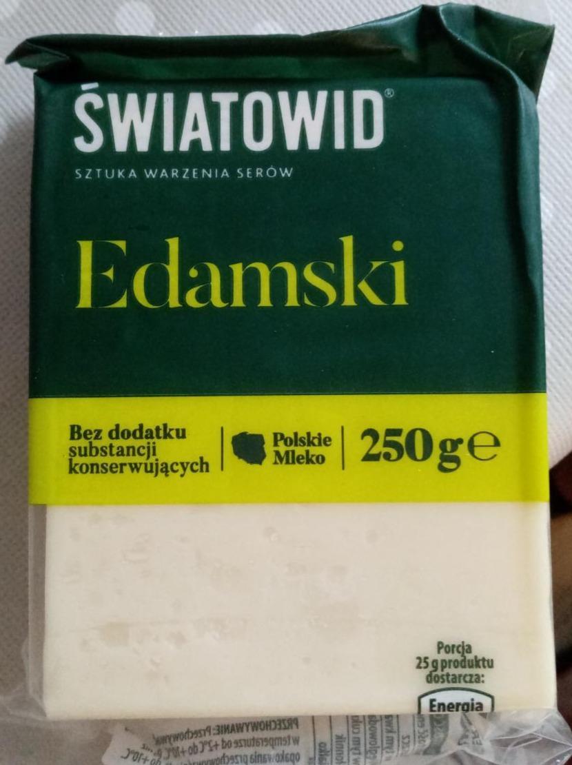 Сир твердий  Едамський Swiatowid Edamski 250г Польща
