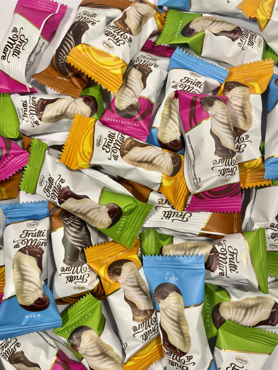 Цукерки Асорті 5 смаків VOBRO FRUTTI DI MARE 1кг Польща