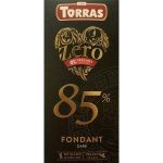 Шоколад без цукру та глютену Torras ZERO 85% какао Іспанія 100 г