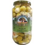 Оливки-коктейль Гаспача 7 овочів Bravo Aceitunas y encurtidos Gazpacha Coctel 7 frutos 1000г Іспанія