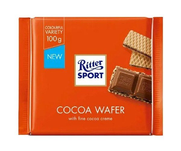 Шоколад Ritter Sport COCOA WAFER Німеччина 100 г