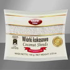 Кокосова стружка Kraw Pak Wiorki Kokosowe 100г Польща