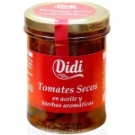 Вяленые помидоры в масле с ароматными травами Didi Tomates Secos 190г Испания