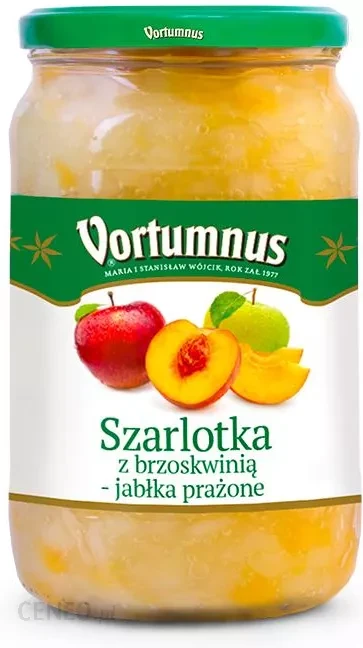Яблука з персиком смажені (печені) Vortumnus Szarlotka jablka prazone z brzoskwinia 780г Польща