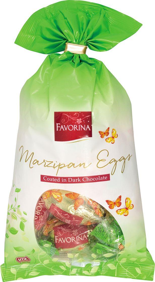 Яйця марципан у темному шоколаді Favorina Marzipan Eggs 200 г Німеччина
