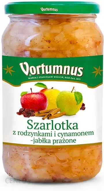 Яблука печені з родзинками та корицею Vortumnus Szarlotka jablka prazone 780 г Польща