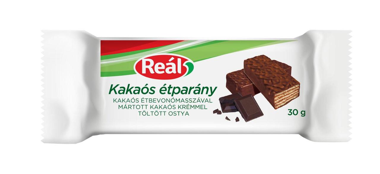 Вафельний батончик з шоколадним кремом Real Kakaos etparany 30г Угорщина