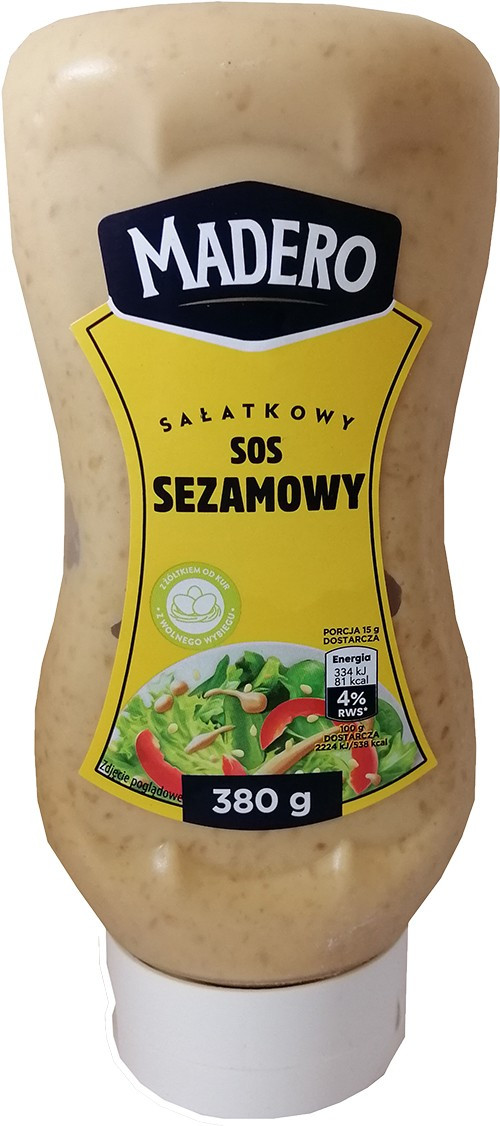 Соус салатний Кунжутний Madero Sos Sezamowy 380 г Польща